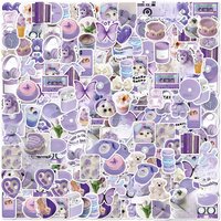 50pcs Simple Mood Creative Graffiti Stickers Decorated Laptop Motorcycle Suitcase Classic Toy Clipboard Waterproof PVC Decals