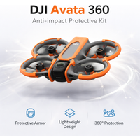 DJI Avata 360 Lightweight Full Protection Kit No Vision Blocking, No Panoramic Interference, Super Snug Fit, ABS 360° Armor