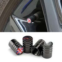 AliExpress NONE 4Pcs/Set UK Flag Bike Moto Car Tires Wheel Valve Cap Cover For Mini Cooper Countryman Clubman R55 R56 R60 F55 F60 Car Styling