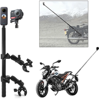 AliExpress HONGDAK Motorcycle Bike Panoramic Selfie Stick for insta360 One X2 X3 Monopod Handlebar Mount Bracket for GoPro Max Hero 11 Accessories