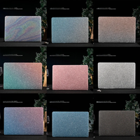 Solid Color Laptop Sticker Skin Blingbling Shiny Diamond Skin 12/13/14/15.6/17 inch Decorative Decal for HP/Lenovo/MacBook/Acer
