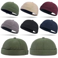 AliExpress NONE Retro Women Men Brimless Beanie Hat Cap Spring Autumn Breathable Cotton Adjustable Skullcap Unsex Hip Hop Streetwear Hats