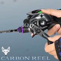 TSURINOYA Casting Reel Spirit Fox 50 7.3:1Bait Finesse System Bait 142g Bearing 8+1 4KG Carbon Fishing Coil For Light Game Trout