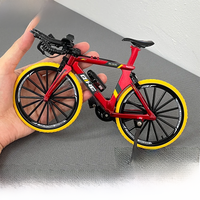 AliExpress NONE 1:8 Mini Model Alloy Bicycle Diecast Decoration Metal Mountain Finger Mini Bike Simulation Boys for Toys