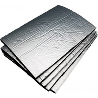 5Pcs 10mm Car Sound Deadener Heat Insulation Mat Car Van Sound Proofing Deadening Insulation Car Hood Insulation Silent