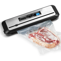 INKBIRD INK-VS01 Vacuum Sealer Automatic Sealing Machine 5X Longer Preservation Dry&Moist Sealing Modes Built-in Cutter