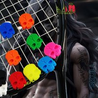 Super cool skull tennis racket damper silicone anti-vibration tennis racket shock absorber tennis sports accessories