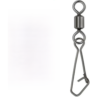 50pcs Fishing Lure Connector Fishing Barrel Rolling Swivel Fishing Quick Pin Hooks Link Snap Fishing Accessories