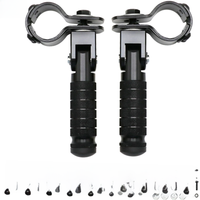 AliExpress MZTI 22-27/30-35mm Clamp CNC Aluminum Motorcycle Part Universal Pedals Folded Footrest Footpeg Motorcycles Mopeds, Scooters,bicycle