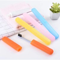 Toothbrush Storage Box Tooth Brush Box Holder Cover Travel Storage Dust-proof Case Portable Portable Travel Toothbrush Case