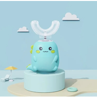 Children'S Electric Toothbrush Food Grade Silicone Oral 360 Degree Automatic Usb Charging Smart Children'S Toothbrush U-Shaped