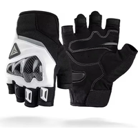 AliExpress NONE MOTOWOLF Half Finger Gloves For Bicycle Riding Gloves with Carbon Fiber Protection Motorbike Gloves