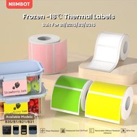 NIIMBOT B21 B1 B203 B3S Frozen Label Paper Resistant To Low Temperatures Down-18°C For Kitchen Freezer Cabinet Sticker Roll