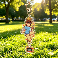 RBLX Forsaken Connection Acrylic Keychain || Double-Sided Design Horror Game Character Pendant || 007n7, C00lkidd