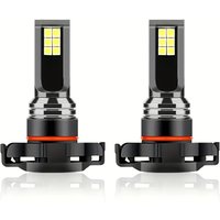 2x 5202/H16 LED Fog Driving Light Bulbs High Power 200W Lamp 6000K Super White