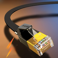 SAMZHE Cat6 Ethernet Cable Cat 6 10Gbps Network Flat Lan Cable for Router RJ45 Laptop TV Box Network Cable Patch Cords