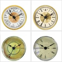 70MM Clock Quartz Movement Round Clocks Face Insert Classic Clock Craft Roman Numerals Watch Handmade DIY Replacement Part
