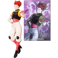 Anime HUNTER×HUNTER VIBRATION STARS Figure Hisoka Action Figure PVC Toys Gift Collection Hobbies Dolls Desk Decoration