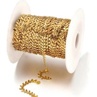 1 Meter Stainless Steel Gold Glossy Arrow Airplane Chains In Bulk for DIY Jewelry Making Necklace Bracelet Findings Accessories