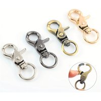 5pcs Snap Hook, Trigger Snap Metal Lobster Claw Clasp Lanyard Clips for Straps Bags Belting Craft
