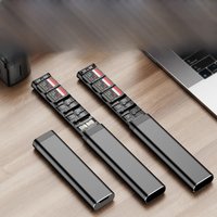 Budi Multi-functional Cable Stick Smart Adapter Card Storage Data Cable USB Box Universal Card Reader For Samsung