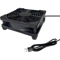 AuyiHomu 1/2pcs 5V USB Powered 12CM Quiet Cooling Fan for Router TV Box PS5 Cooler