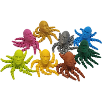 3D Printed Articulated Rocktopus Flexible Realistic Made Ornament Toy Model Home Office Decoration Decor Kids Gifts
