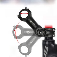 AliExpress Meische OUO Adjustable Bike Stem 31.8mm Mtb Handlebar Stem Riser For Giant OD2 31.8mm Fork tube 0-60 Degree Mtb Power Bicycl 90/110/120