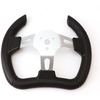 AliExpress NONE Karting 280MM Aluminum Alloy PU Sports Steering Wheel Track Kart Racing ATV Quad Bike Universal Modified Accessories