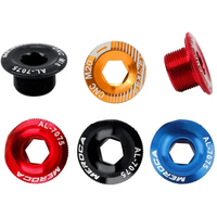 AliExpress enlee ENLEE Bike Crank Cover Crank Screw Aluminum Alloy Mountain Bike Color M18 M20 Compatible With Himano IXF M19 Bicycle Crank