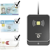 Zoweetek CIE Identity Smart Card Reader for DNI CRS CNS Compatible with Windows