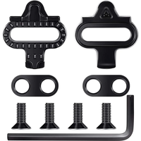 AliExpress NONE Mountain Bike Shoes Cleats for Shimano SH51 SPD MTB Cleats Set Multi-Release Pedal Cleat Cycling Shoe Calas Tocas Bicycle Riding