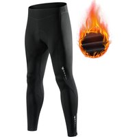 AliExpress WOSAWE Winter Men Cycling Padded Pants Bicycle Fleece Thermal Leggings Warm MTB Long Tights Mountain Bike Pants Sports Trousers