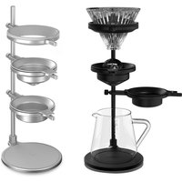 MHW-3BOMBER Pour Over Chilling Ball Stand Aluminum Alloy Dripper Stand With Detachable Design Chilling Ball Rack Barista Tools