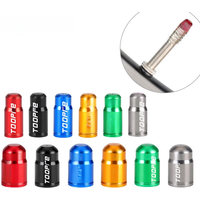 AliExpress RISK 2pcs Mountain Road Bike Presta Valve Cap Schrader Valve Cap Dust Cover Aluminium Alloy For Scooter Car French American Valve