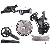AliExpress Shimano SHIMANO DEORE XT M8100 12 Speed Groupset SL-M8100 RD-M8100 FC-MT510 and Cassette Sprocket 50T/52T CN-M6100 Chain