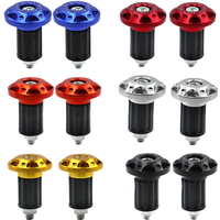 AliExpress NONE 22mm Motorcycle Handle Bar Ends Grips Moto CNC Metal Handlebar Counterweight Plug Slider Motor Bike Grips Dirt Bike Accessories
