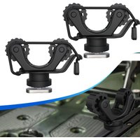 Kayak Rail Paddle Holder Kayak Track Mount Accessories for Holding Standard Paddle Kayak Oar Holder For Fishing Rod