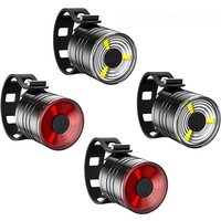 AliExpress BUCKLOS Battery Bicycle Light 1/2/4PC Front Rear Lamp Ultralight Portable Bike Taillight Headlight LED Lighting Cycling Lantern