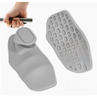 1 Pair Anti-Slip Workout Grips Ergonomic Rubber Hand Protector Gloves for Weight Lifting, Pull-Ups, Gym Training & Exercise