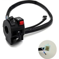 AliExpress ATVUTV MOTO 22mm Left Motorcycle Electric Start Switch Horn Turn Signals Indicator Far Near Light Button For HONDA ATV Quad Dirt Bike