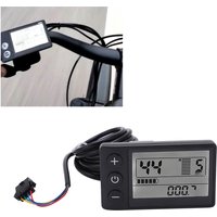 AliExpress DOACT S866 Electric Display LCD Meter 24V 36V 48V Electric Scooter Control Panel with Plug Electric Bike LCD Display Meter