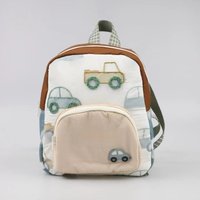 Car Embroidery Bag, Children's Backpack, Personalized Name, Backpack, Walking Bag, Customized Diaper Bag For Boys And Girls