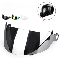 UCHOOSE Motorcycle Helmet Lens Facelift Helmet Special Lens Transparent Mirror Black Mirror Color Mirror Silver Lens Package