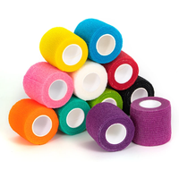 6/12/24pcs Tattoo Bandage Disposable Sport Wrap Tape Self Adhesive Elastic Bandage Tape Tattoo Permanent Make up Accessories