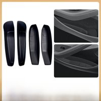 4 Pcs For New Tesla Model Y 2025 Launch Juniper Car Door Side Storage Box TPE Door Storage Organizer Tray Interior Accessories
