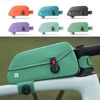 AliExpress Rhinowalk Bicycle Front Tube Bag Waterproof Magnetic Buckle Cycling Top Frame Bag Large Capacity MTB Road Bicycle Pannier Pack