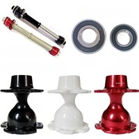 AliExpress RCRW Novatec F372SB Sealed Bearing NBK 6001(28*12*8) 6901(24*12*6) 24Hole Black Red White Hub Body QRX130mm Axle Black Red Side Cap