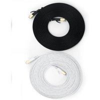 Cat6 Ethernet Cable Gigabit High Speed 1000Mbps Internet Cable RJ45 Shielded Networ k LAN Cord for Laptop Router PC PS5 4 Switch