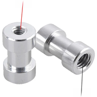 1/2pcs 1/4" to 3/8" Female Screw Convert Adapter Screw Spigot Stud for Tripod Flash Light Stand